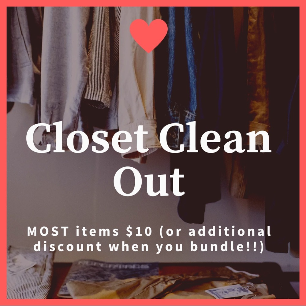 Closet Clean Out Sale
